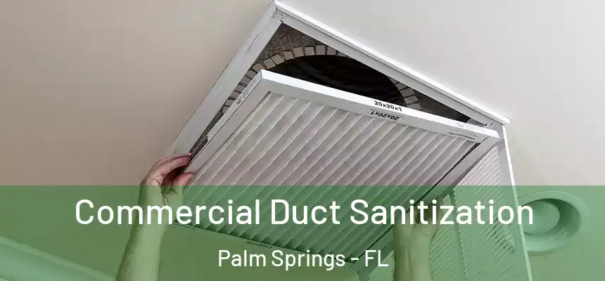 Commercial Duct Sanitization Palm Springs - FL