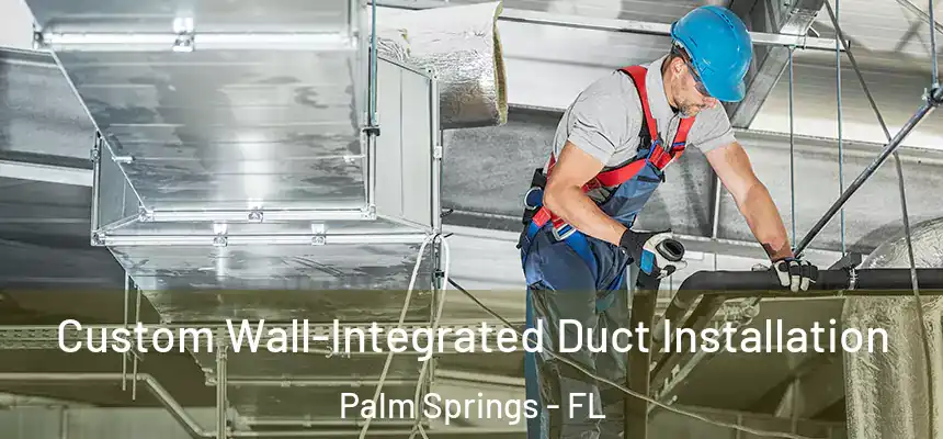 Custom Wall-Integrated Duct Installation Palm Springs - FL